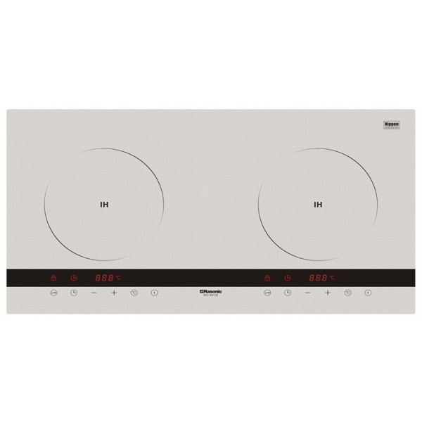 Rasonic 樂信 RIC-S211E 65厘米 嵌入/座檯式雙頭電磁爐 (微晶防滑玻璃 + 過熱斷電)